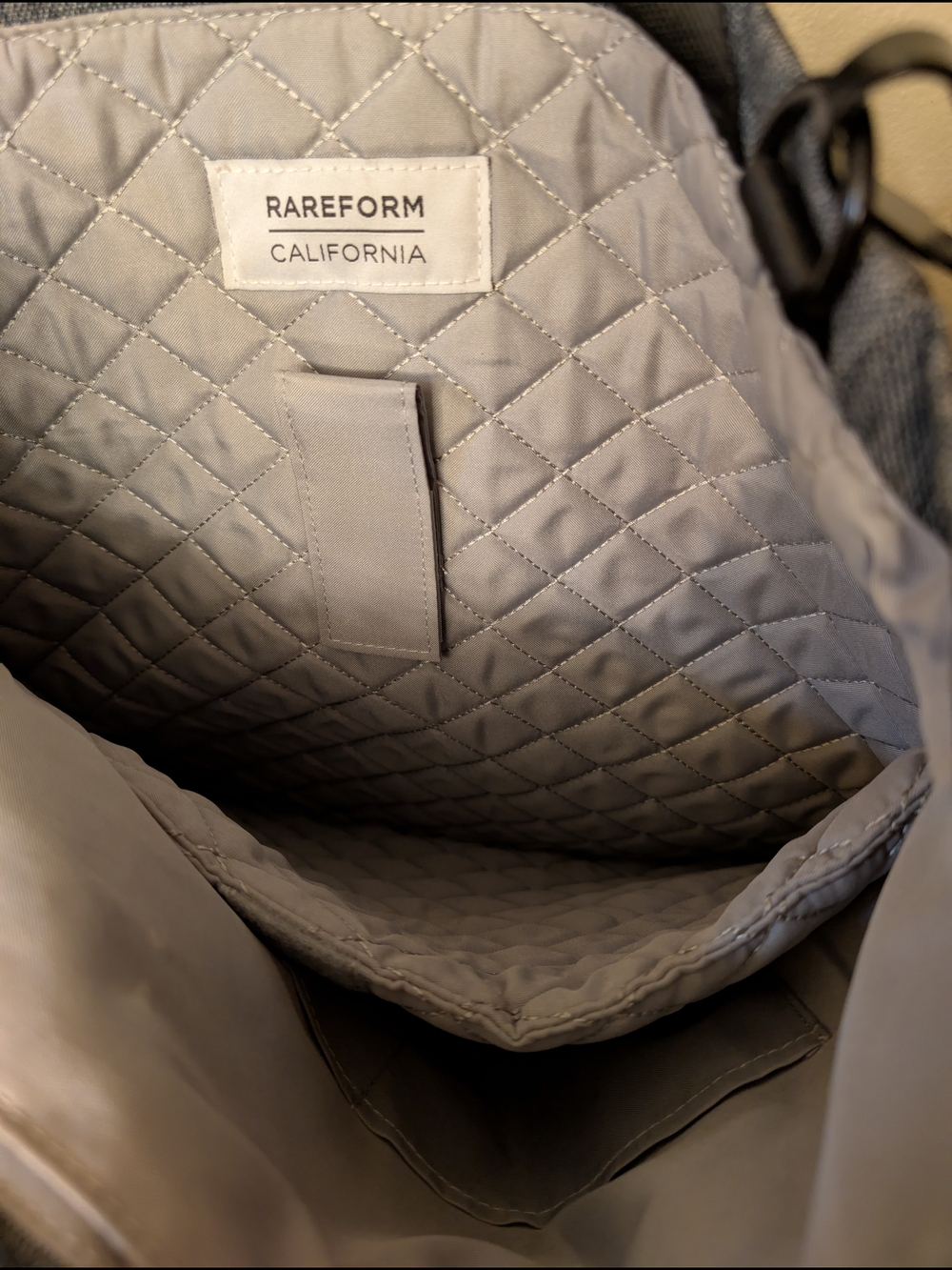 Rareform Cora Gray Tote with Blue and Pink Accent - Picture 7 of 8